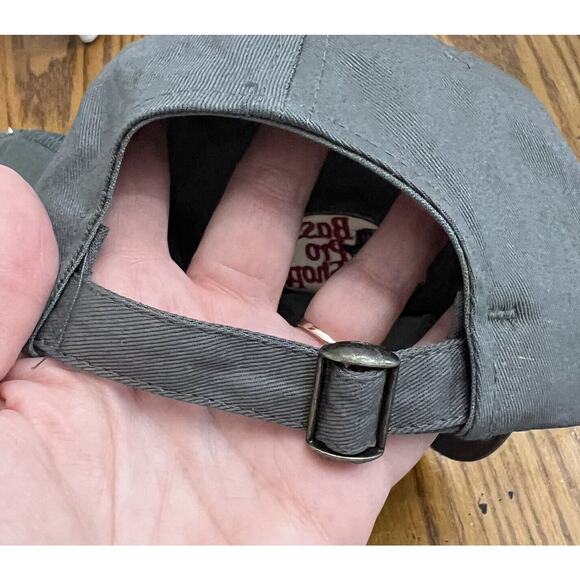 Bass Pro Shops Gray Outdoor Fishing Adjustable Snapback Dad Hat - Picture 2 of 4